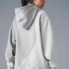 Sweat à capuche Make Waves - Gris chiné athlétique ton sur ton