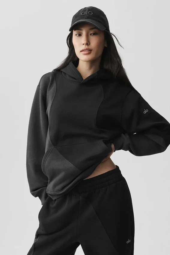 Sweat à capuche Make Waves - Noir vintage dégradé