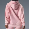 Sweat à capuche Make Waves - Rose coucher de soleil dégradé