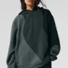 Sweat à capuche Make Waves - Vert charbon ton sur ton