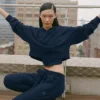 Sweat à capuche Muse - Bleu marine