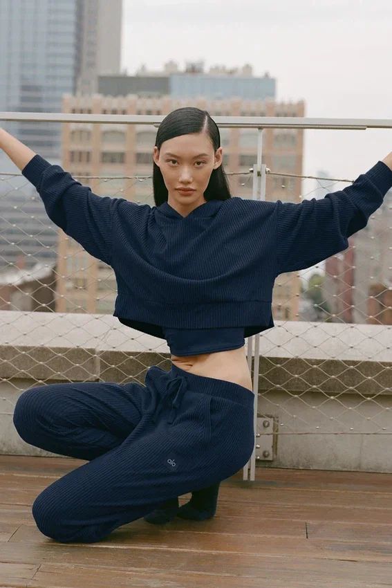 Sweat à capuche Muse - Bleu marine