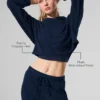Sweat à capuche Muse - Bleu marine