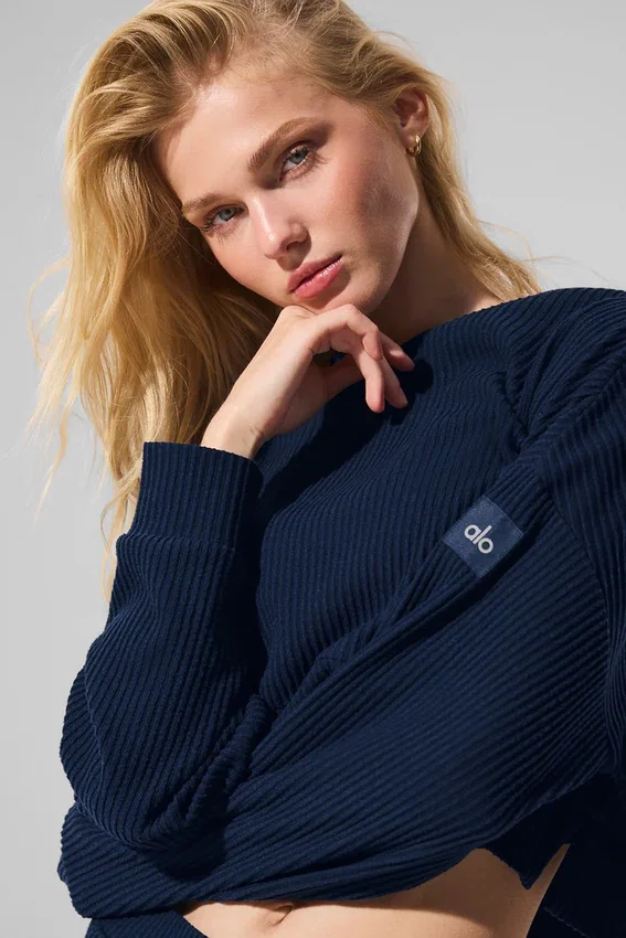 Sweat à capuche Muse - Bleu marine