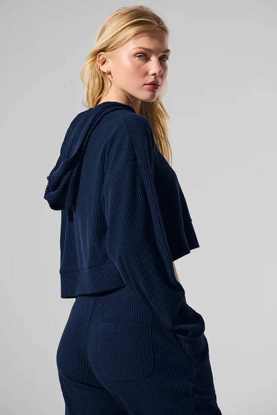Sweat à capuche Muse - Bleu marine