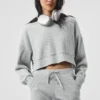 Sweat à capuche Muse - Gris chiné athlétique