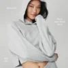 Sweat à capuche Muse - Gris chiné athlétique