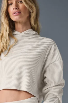Sweat à capuche Muse – Ivoire