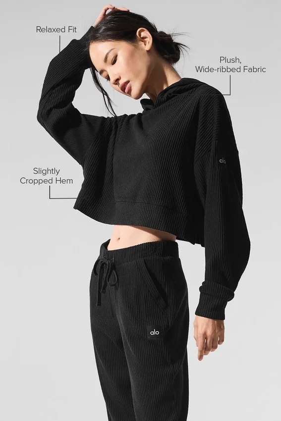 Sweat à capuche Muse - Noir