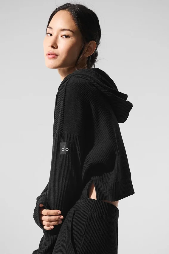 Sweat à capuche Muse - Noir