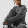 Pantalons de jogging New Class en laine et cachemire - Gris platine