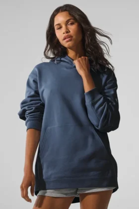 Sweat à capuche épais Renown - Bluestone