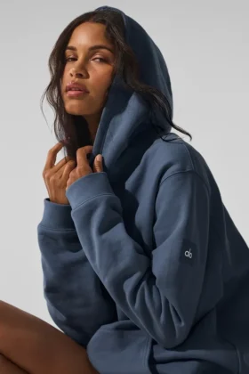 Sweat à capuche épais Renown – Bluestone
