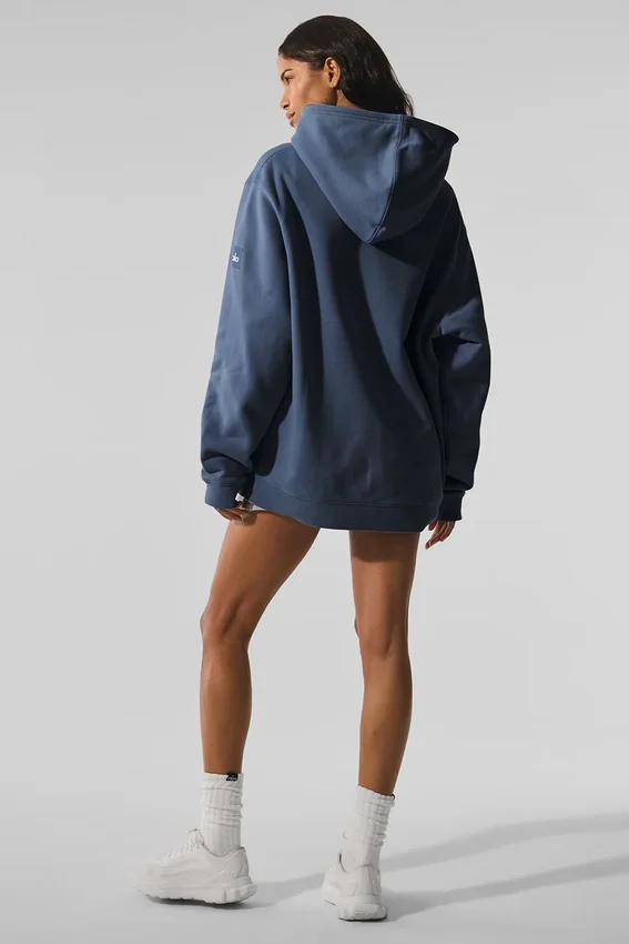 Sweat à capuche épais Renown - Bluestone