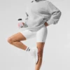 Sweat à capuche épais Renown - Gris chiné athlétique