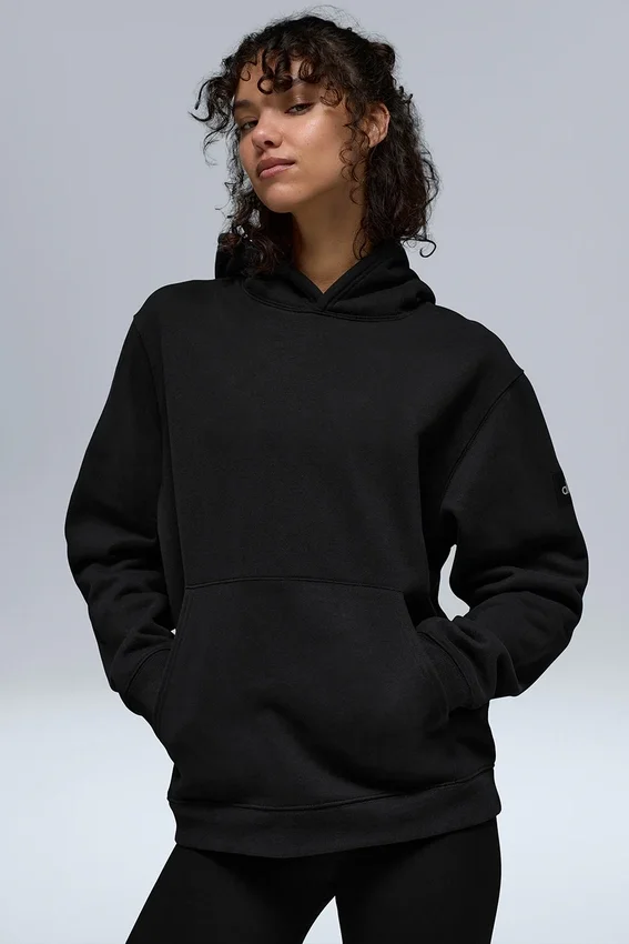 Sweat à capuche épais Renown - Noir