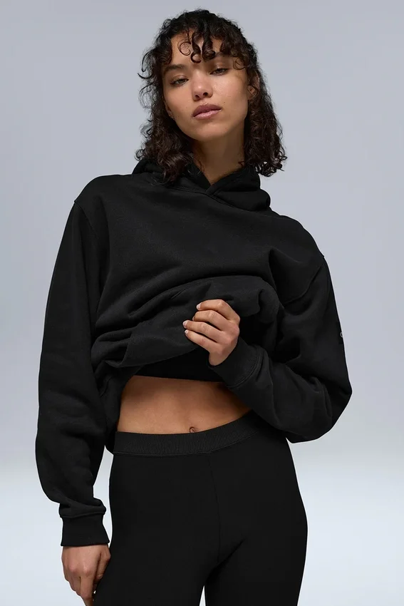 Sweat à capuche épais Renown - Noir