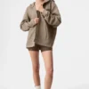 Sweat à capuche Renown à fermeture éclair intégrale - Gravel