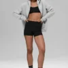 Sweat à capuche Renown à fermeture éclair intégrale, épais - Gris chiné athlétique