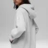 Sweat à capuche Renown à fermeture éclair intégrale, épais - Gris chiné athlétique