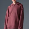 Sweat à capuche Renown épais - Truffe bordeaux
