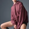 Sweat à capuche Renown épais - Truffe bordeaux
