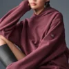 Sweat à capuche Renown épais - Truffe bordeaux