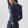 Sweat à capuche Sway à fermeture éclair intégrale - Bleu marine
