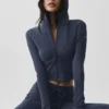 Sweat à capuche Sway à fermeture éclair intégrale - Bleu marine