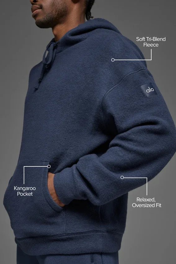 Sweat à capuche Triumph Restore - Bleu marine