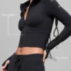 Sweat à capuche zippé intégral Sway - Noir