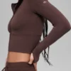 Sweat à capuche zippé Sway - Brownstone