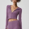 Sweat à capuche zippé Sway - Plum Kiss