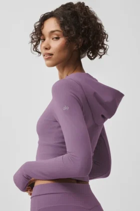 Sweat à capuche zippé Sway – Plum Kiss