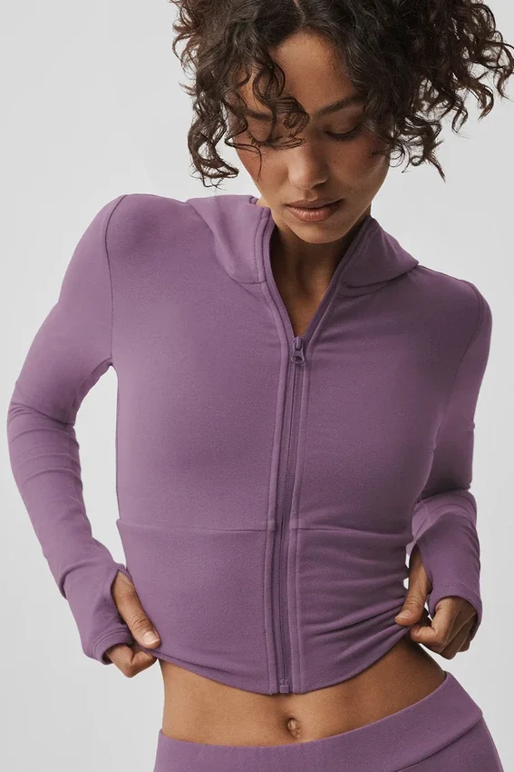 Sweat à capuche zippé Sway - Plum Kiss