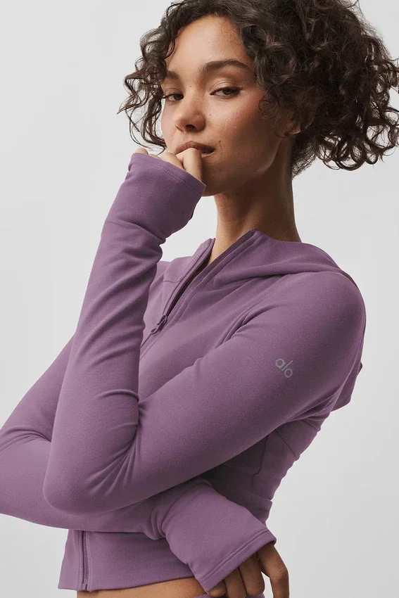 Sweat à capuche zippé Sway - Plum Kiss