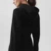 Sweat à capuche zippé Sweet Escape - Noir