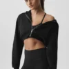 Sweat à capuche zippé Sweet Escape - Noir