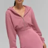 Sweat à capuche zippé Sweet Escape - Rose sauvage