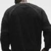 Sweat à col rond Field – Noir