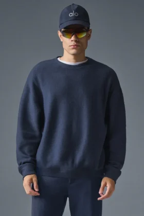 Sweat à col rond Triumph Restore - Bleu marine