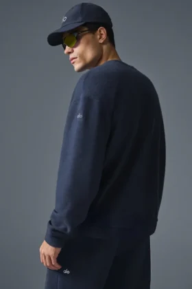 Sweat à col rond Triumph Restore – Bleu marine