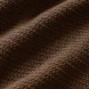 Sweat-shirt à col rond et manches longues en maille Shift Knit - Espresso