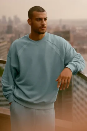 Sweat-shirt à col rond Field - Desert Sage