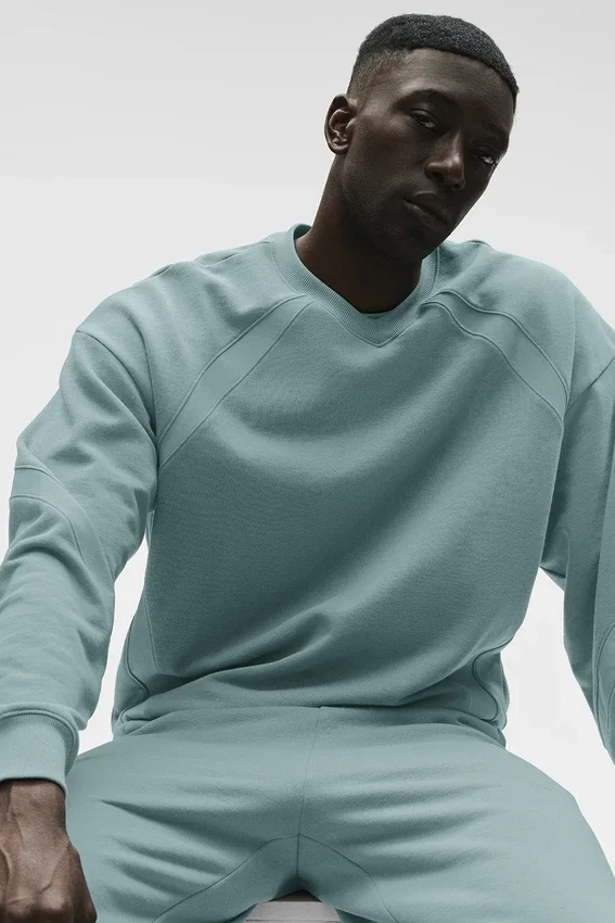 Sweat-shirt à col rond Field - Desert Sage