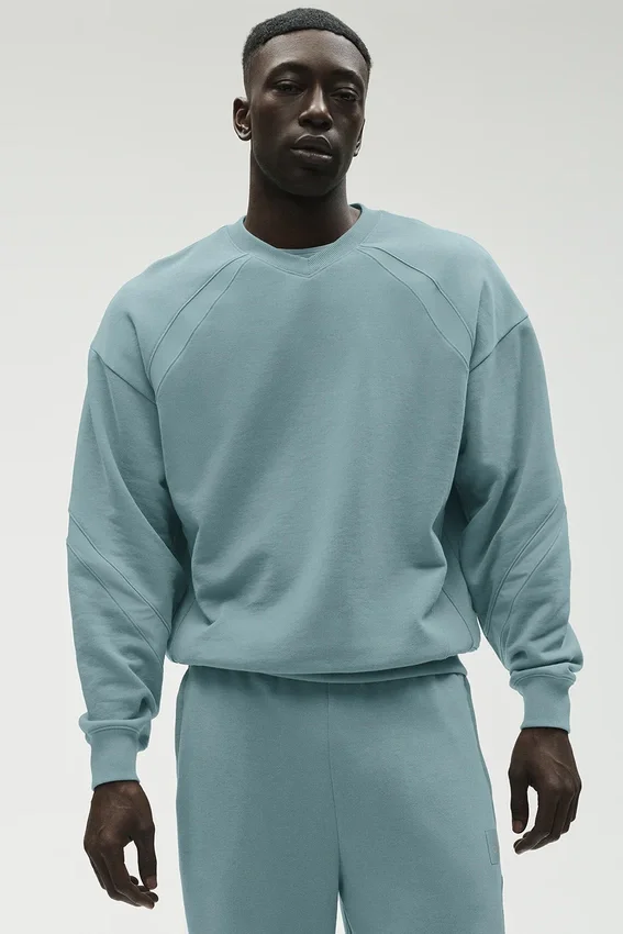 Sweat-shirt à col rond Field - Desert Sage