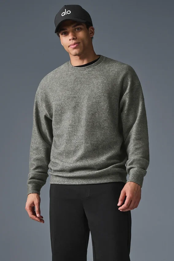 Sweat-shirt à col rond Triumph Restore - Gris tri-blend