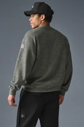 Sweat-shirt à col rond Triumph Restore – Gris tri-blend