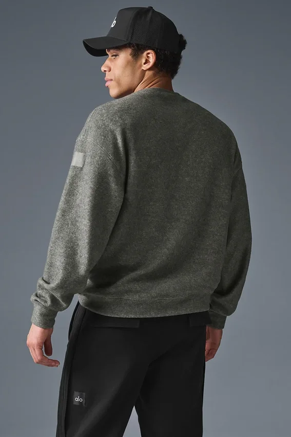 Sweat-shirt à col rond Triumph Restore - Gris tri-blend