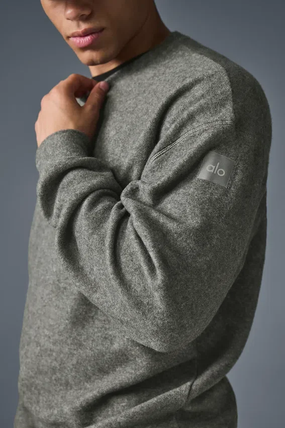 Sweat-shirt à col rond Triumph Restore - Gris tri-blend
